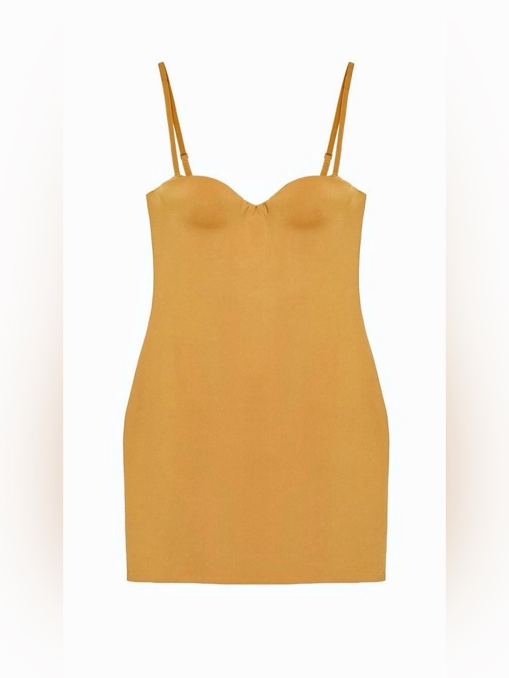 Zara Polyamide Copper color Dress